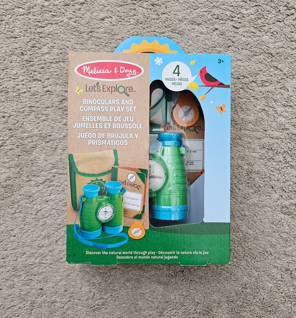 Melissa & Doug Let’s Explore Binoculars 4 Piece Play Set Gifts Toys